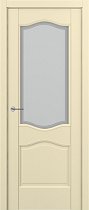 ZaDoor Baguette Classic модель Венеция В5.3 цвет матовый крем стекло сатинато с рамкой