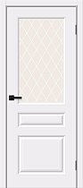Дверь Браво модель Скинни-15 цвет White Pro/White Сrystal