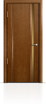 Дверь Мильяна модель Омега-2 цвет Анегри триплекс узкий бронзовый