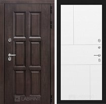 LABIRINT Входная металлическая дверь Лондон панель 21 белый софт
