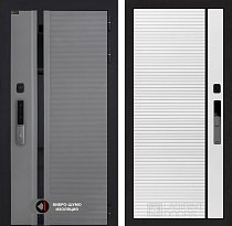 LABIRINT Входная металлическая дверь Пиано Смарт 2.0 панель №22 цвет белый софт