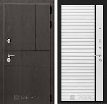 LABIRINT Входная металлическая дверь URBAN панель 22 белый софт
