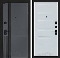 LABIRINT Входная металлическая дверь EvoLAB панель №14 цвет дуб кантри белый горизонт