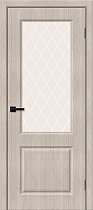 Дверь Браво модель Скинни-13 цвет Cappuccino Melinga/White Сrystal