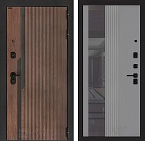 LABIRINT Входная металлическая дверь Karmina панель №32 цвет серый софт рельеф