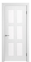Дверь Верда модель Челси-8 эмаль Белая стекло