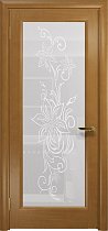 Дверь DioDoor Миланика-1 анегри стекло белое пескоструйное Миланика