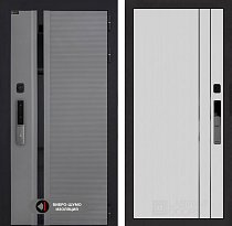 LABIRINT Входная металлическая дверь Пиано Смарт 2.0 панель №10 цвет белый софт рельеф
