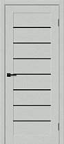 Дверь Браво модель Браво-22 Black Shine цвет Grey Silkwood