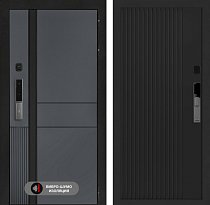 LABIRINT Входная металлическая дверь ЭвоЛаб Смарт панель №29 цвет чёрный кварц
