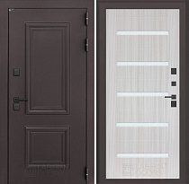 LABIRINT Входная металлическая дверь Полярис Лайт панель №1 цвет сандал белый