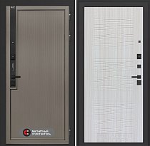 LABIRINT Входная металлическая дверь Лаб-1 Про панель №6 цвет сандал белый