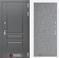 LABIRINT Входная металлическая дверь Платинум панель №21 бетон светлый