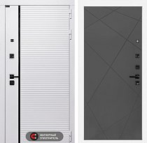 LABIRINT Входная металлическая дверь Роял панель №24 цвет графит софт