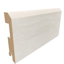 Albero Мегаполис Плинтус 75х16х2070 мм цвет Кипарис белый 1 шт.