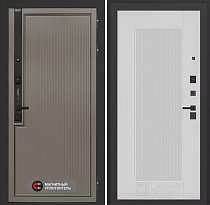 LABIRINT Входная металлическая дверь Лаб-1 Про панель №30 цвет белый софт рельеф