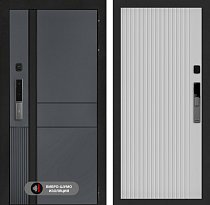 LABIRINT Входная металлическая дверь ЭвоЛаб Смарт панель №29 цвет белый софт рельеф