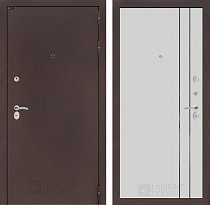 LABIRINT Входная металлическая дверь Классик антик медь панель №10 цвет белый софт рельеф