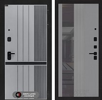 LABIRINT Входная металлическая дверь SkyLAB панель №32 цвет серый софт рельеф