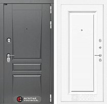 LABIRINT Входная металлическая дверь Платинум панель №27 эмаль белая