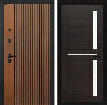 LABIRINT Входная металлическая дверь Шторм панель №2 цвет венге